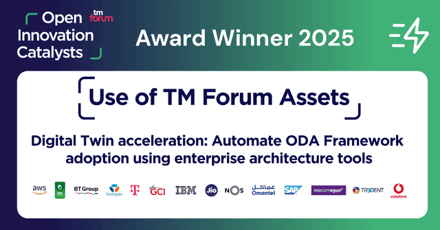 Outstanding Catalyst - Use of TM Forum Assets​