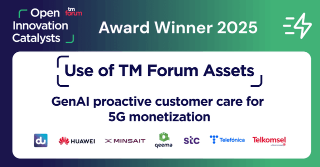 Outstanding Catalyst - Use of TM Forum Assets​